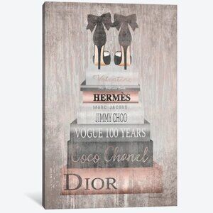 Luxury Couture LARGE Canvas Art Print Amanda Greenwood 18x26" Dior Chanel Vogue